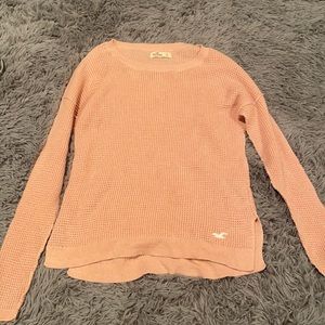 Hollister peach sweater